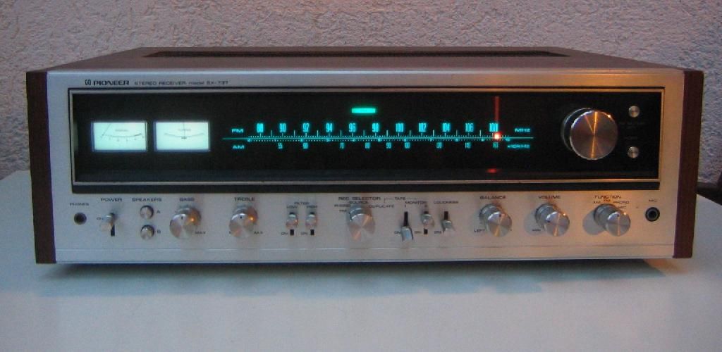 Pioneer SX 737 Receiver   TOP erhalten 70er Jahre Klassiker