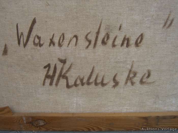 HANS KALUSKE BERLIN °WAXENSTEINE ALPEN° ÖLGEMÄLDE BAYERN BERGE