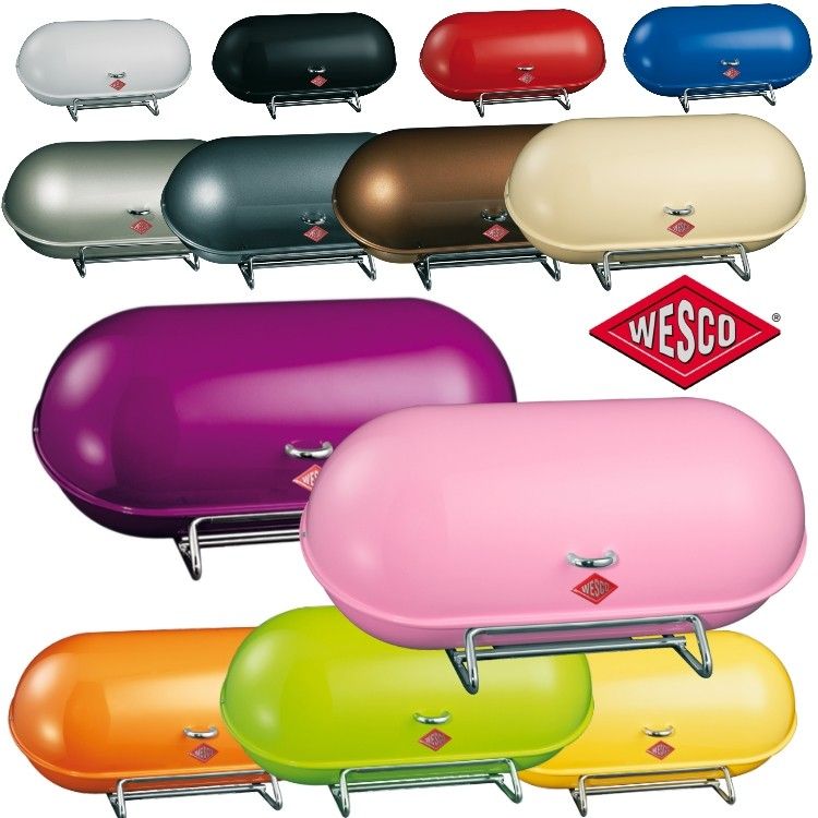 WESCO Brotkasten Breadboy design Brotdose alle Farben