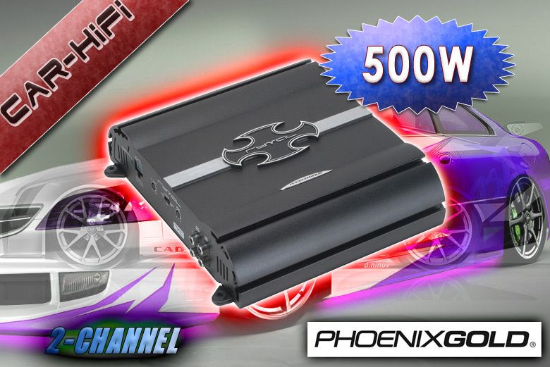 Phoenix Gold Ryval V752 500W 2 Kanal MOS FET Verstärker Endstufe NEU