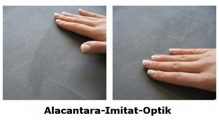 Microfaser Alcantara Imitat Wildleder PKW kaschiert