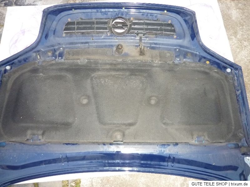 Opel Zafira A Motorhaube Blau