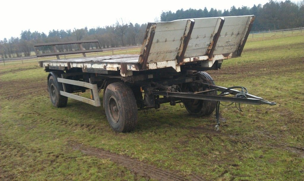 Wechselfahrgestell, Platformanhänger, Ballenwagen, Holzwagen,