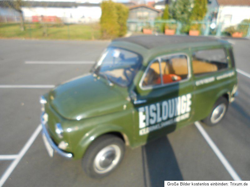 AUTOBIANCHI   FIAT 500 GIARDINIERA / Kombi, H Kennzeichen, Tüv