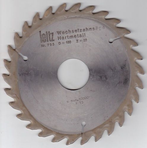 Leitz HM, Wechselzahnsäge Nr.793 D=180 Z=30, 1 Stk.