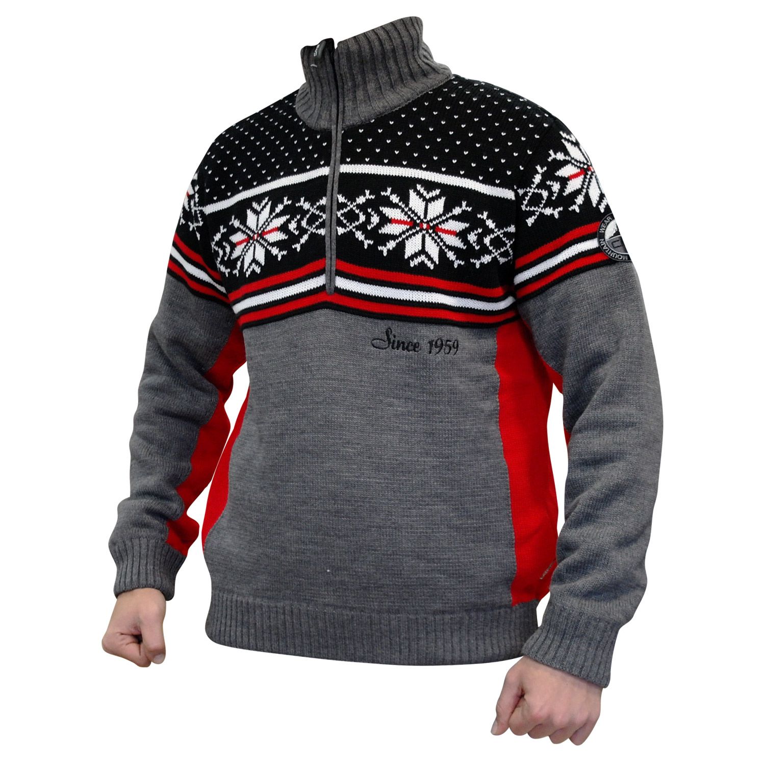 LLI CAMPAGNOLO Knitted windprotect Herren Norweger (7H67129 U804