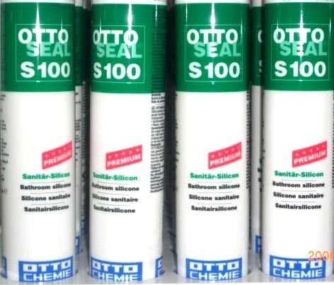 100ml/ 1,30€) OTTOSEAL S100 Otto Sanitär Silikon flashgrau C787