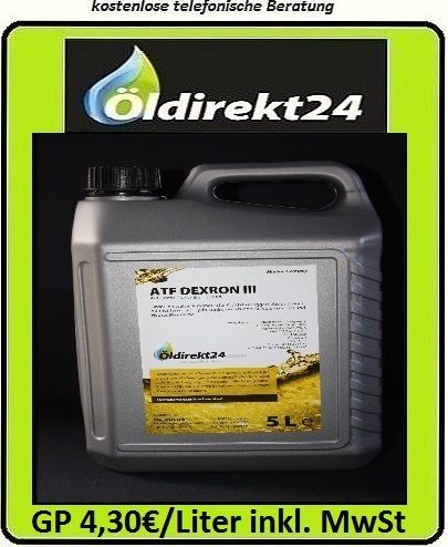 ATF Dexron III H Automatik Getriebeöl Dexron 3 GM MB 236.1 236.5