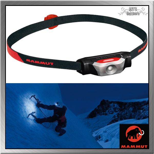 Mammut Stirnlampe Lucido S Flex LED Helmlampe black