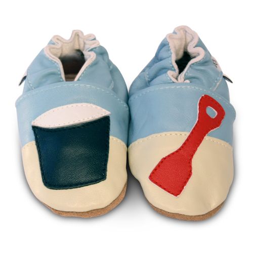 BABYSCHUHE KRABBELSCHUHE SUPERWEICHE LEDER NEU Seaside