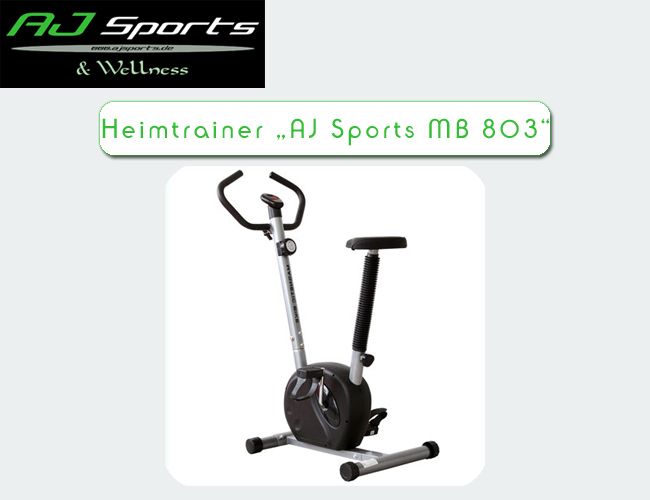 Unser geräuscharmer Heimtrainer AJ Sports MB 803 ist das perfekte