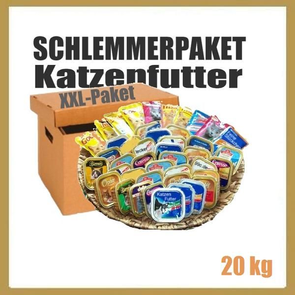 Katzenfutter XL Schlemmerpaket 20kg