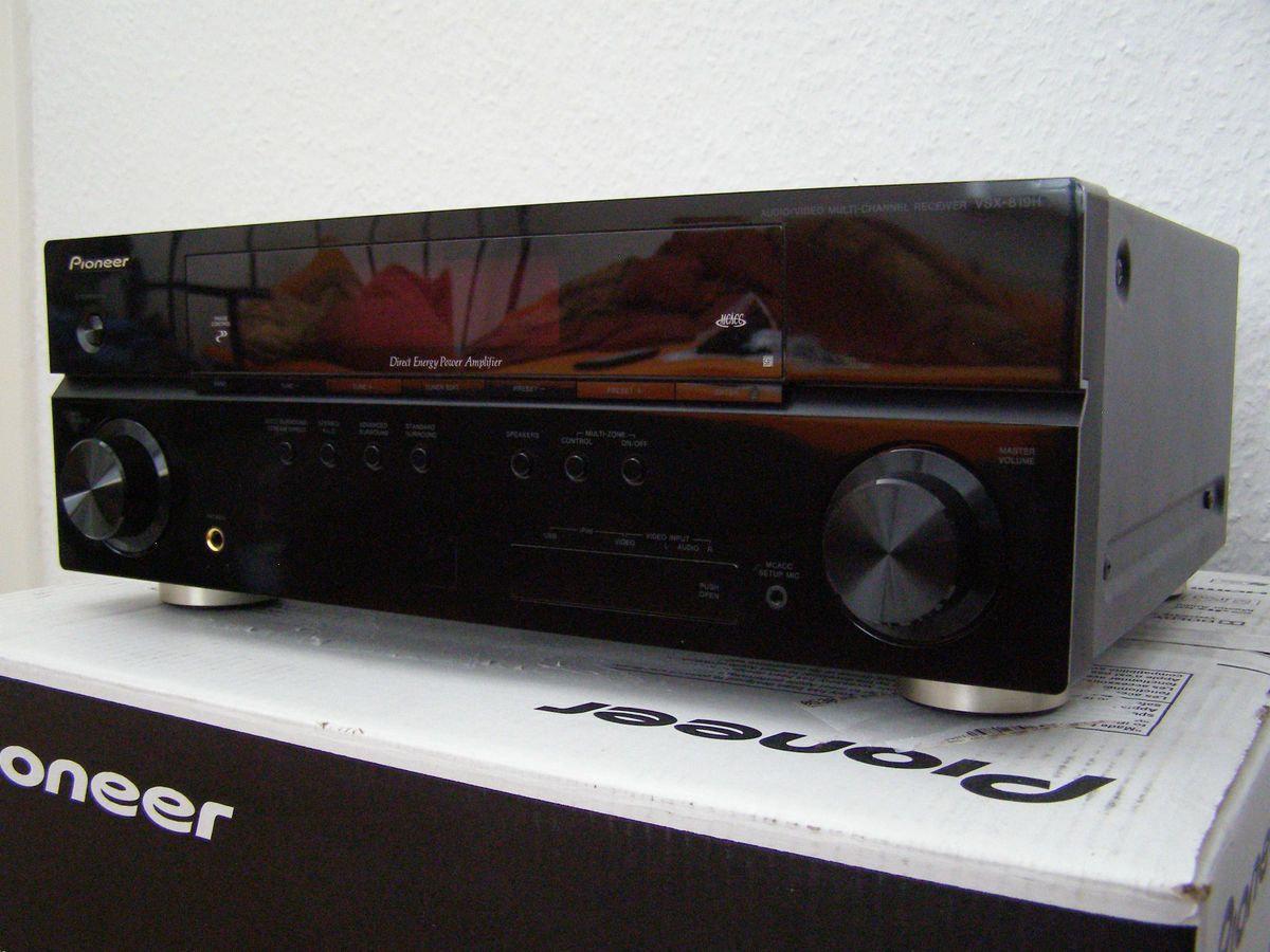 Pioneer VSX 819H K 5.1 Kanal 130 Watt AV Receiver