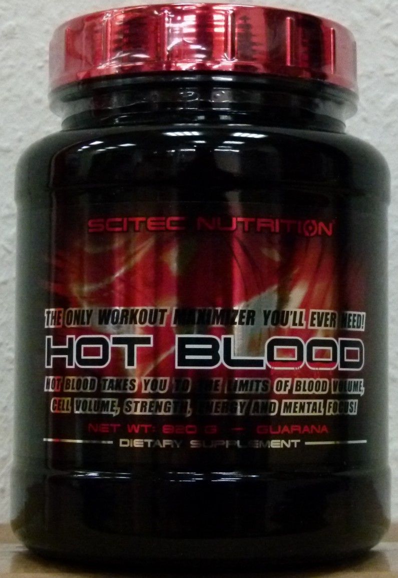 Scitec Nutrition HOT BLOOD 820g Dose (4,87 Euro/100g)