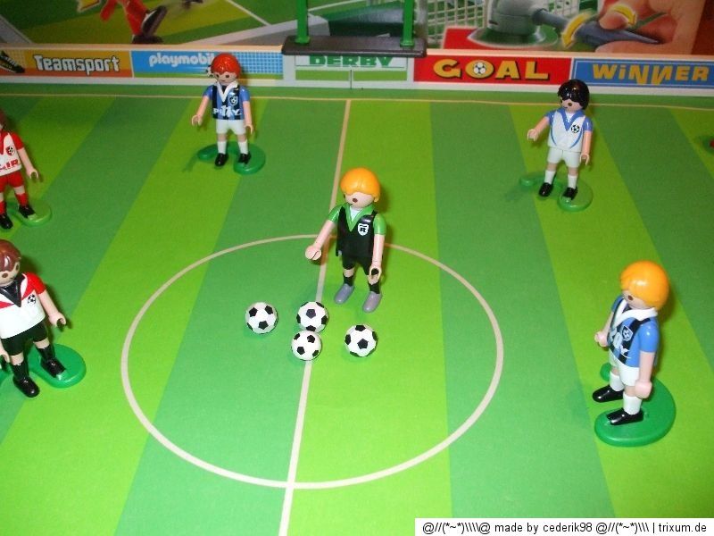 Fußball Stadion von Playmobil mit Zusatz Set ♥ TOP ♥Original