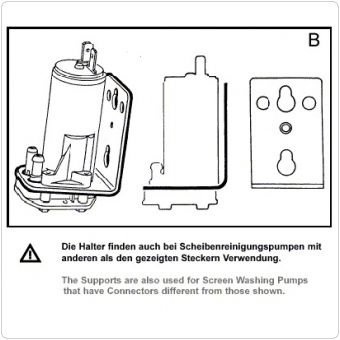 VDO WASCHWASSERPUMPE 12V 246 075 021 006C PORSCHE