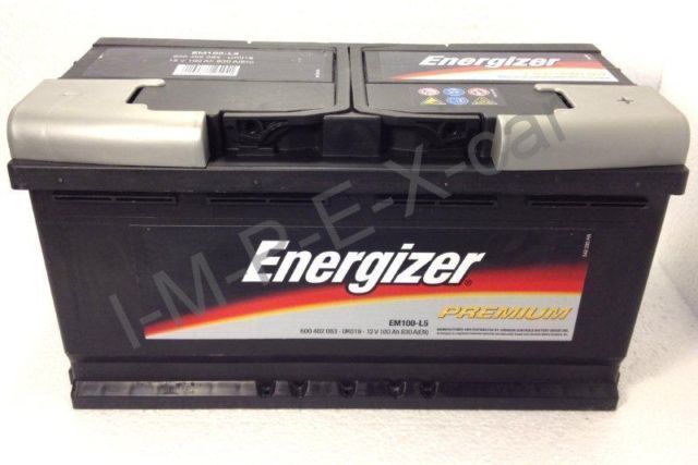 Autobatterie 12V 100Ah 830A Starterbatterie Energizer Premium BMW X3