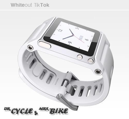 TikTok weiss, für iPod Nano 6. Gen. LSR Armband weiss