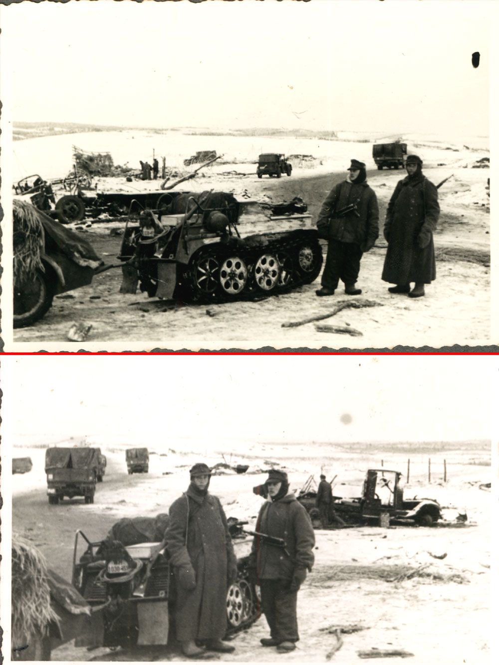 Fotoalbum NORWEGEN SdKfz NSU Kettenkrad HK 101 Panzer Norway Eismeer