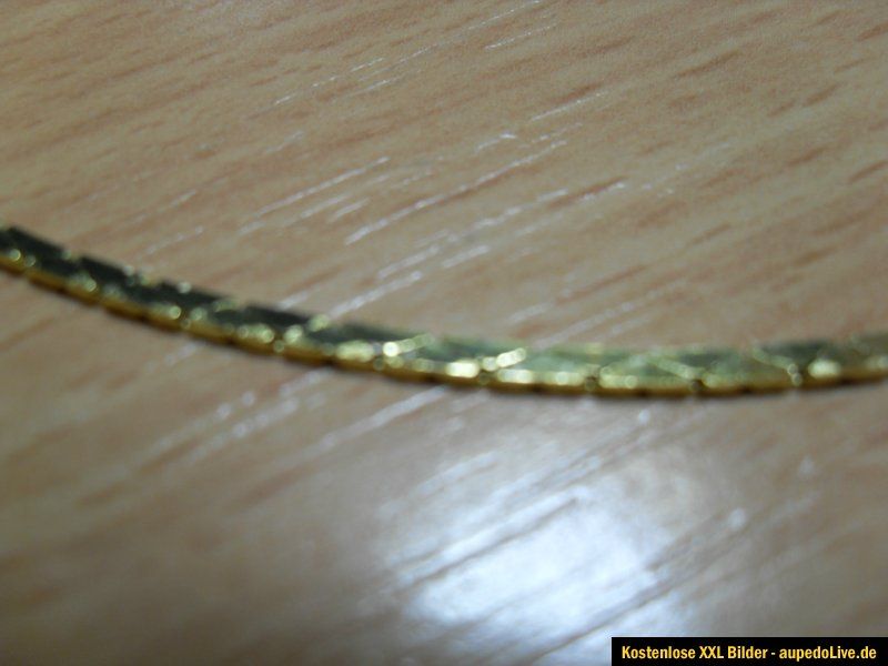 Halskette 44cm Gold  Farben von Oma Nachlass Erbe geerbt Dachbodenfund