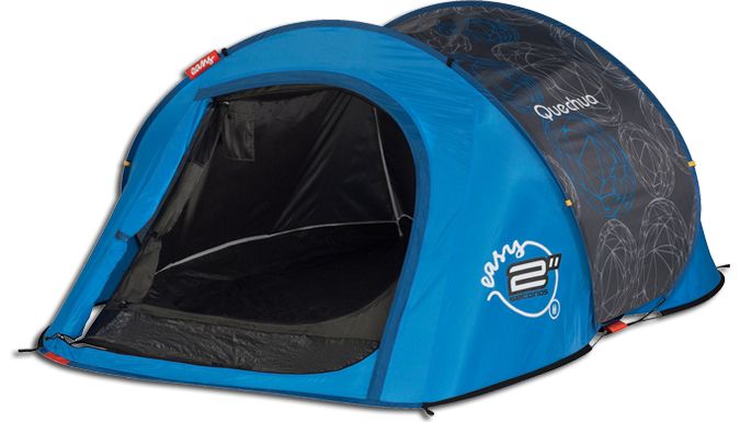 Quechua 2 Seconds Easy II In Jewels Blue Pop Up Tent