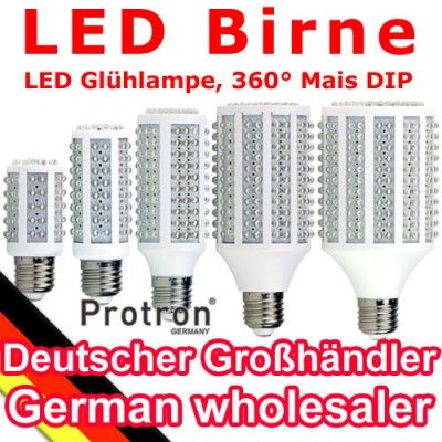 Protron LED Spot Leuchtmittel Lampe E14 E27 G24   3,5W 5W 8W 10W 13W