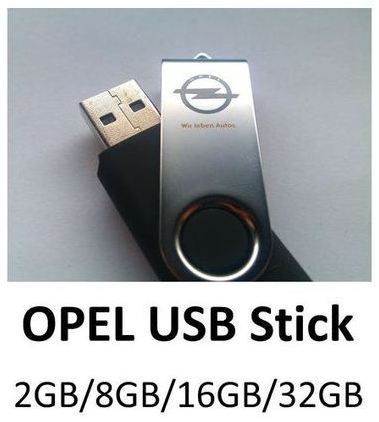 OPEL USB Stick Car PC Audio Zafira Insignia OPC Vectra PopScreen