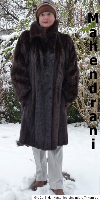 Nerzmantel Nerzjacke Gr. L   Pelz Mink Fur Nerz