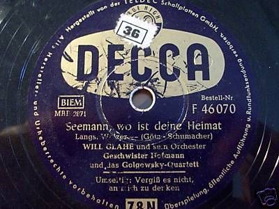 GESCHWISTER HOFMANN Seemann, wo ist deine HeimatDecca