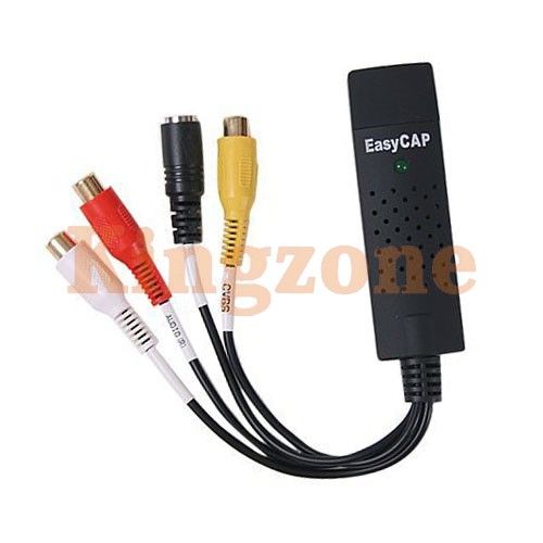 EasyCap USB 2.0 Video TV DVD VHS DVR CCTV Audio Capture Adapter