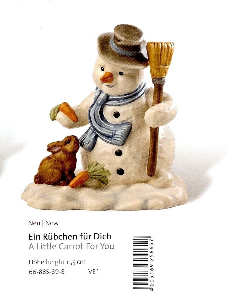 Rübchen für Dich 11,5 cm mit Hase Häschen 2011 66 885 89 8