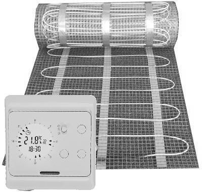 elektrische Fußbodenheizung 2 3 4 5 6 7 8 9 10 QF RD24