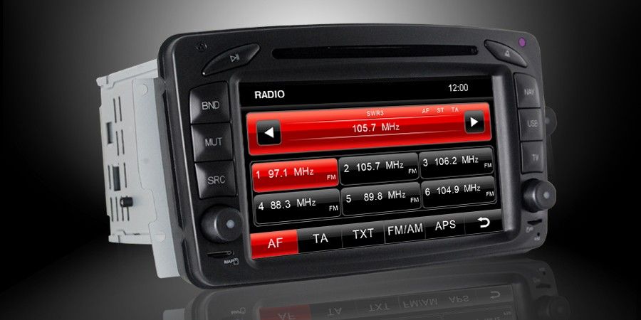 Mercedes Benz W203 W209 W639 UVP 899,  D99 Autoradio Dynavin TFT USB