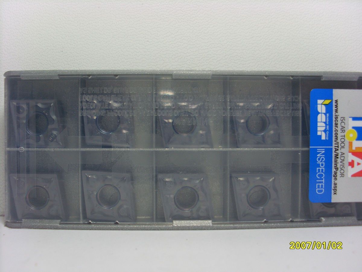 10X ISCAR CNMG 120408 TF IC907 WENDEPLATTEN IN OVP