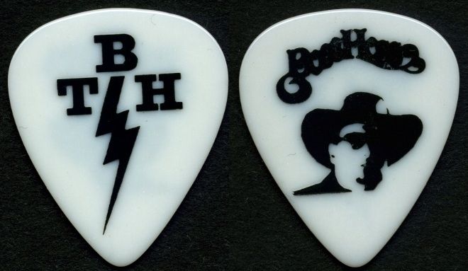 The BOSSHOSS 2012 Guss Brooks guitar pick plektrum weiß