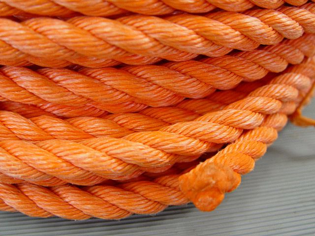 Nylonseil 190 m Ø 15 mm Tau Nylon Seil orange X893