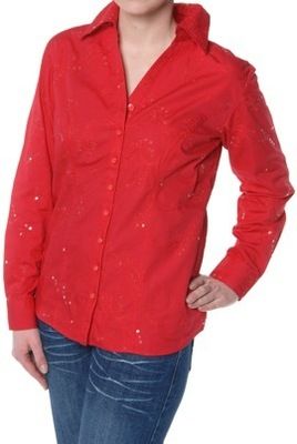 NEU KLINGEL Shirtbluse Longbluse Hemdbluse Bluse rot