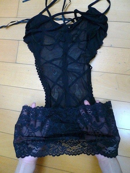 BABYDOLL SEXY Dessous Reizwäsche Negligee OUTFIT LINGERIE ROBE STRING