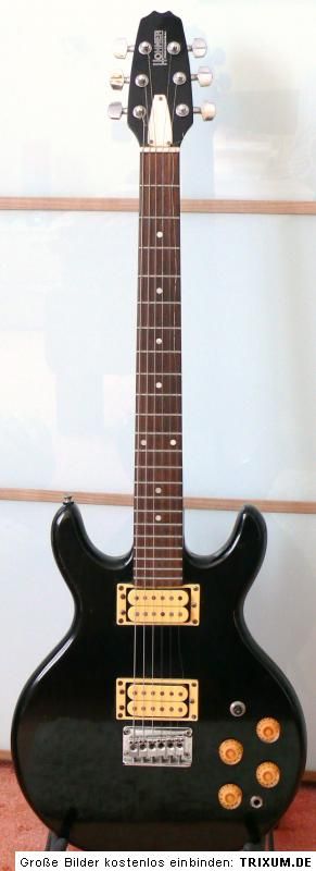 Gitarre Hohner Professional Slammer schwarz