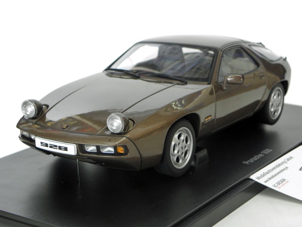 Porsche 928 tabac brown metallic braun metallic 118 AUTOart 77903