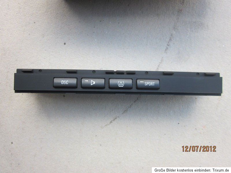 BMW M3 E46 Schaltzentrum Mittelkonsole Schalter DSC Harman Kardon