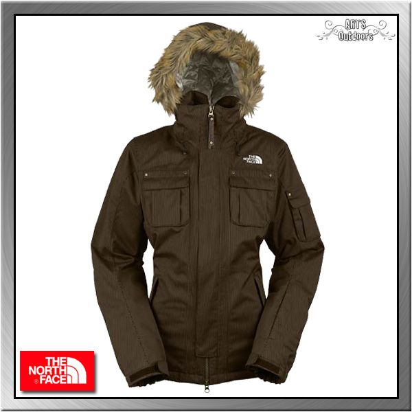 The North Face Baker Damen Winterjacke Skijacke Fellkapuze bittersweet