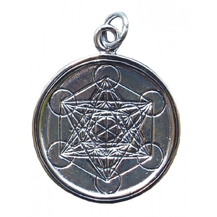 Anhänger Metatrons Würfel Silber 925 6,8g Metatron