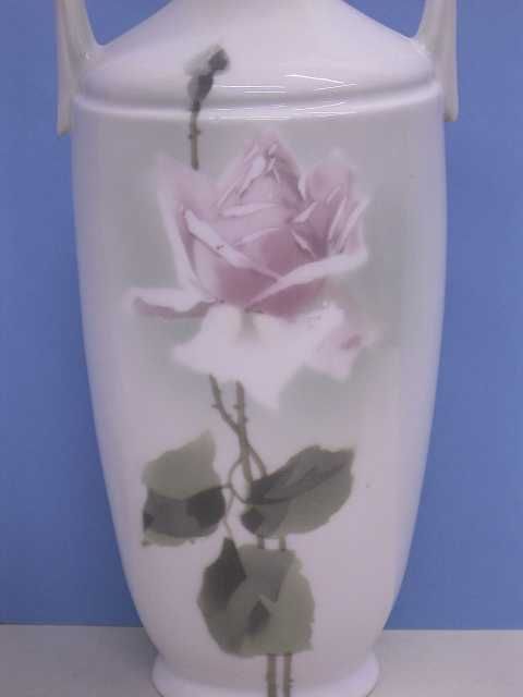 JUGENDSTIL VASE ROSE DR.WIDERA & Co./ EICHWALD / TSCHECHIEN