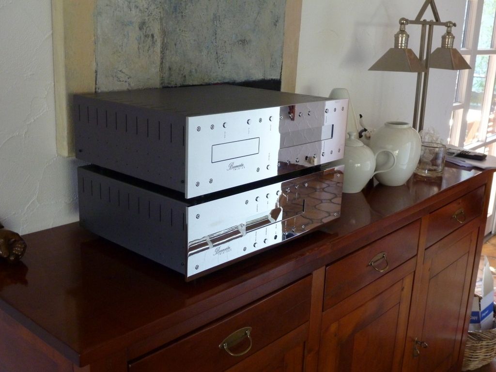 Burmester Twin Amp 940 & Twin CD 941 Chrom