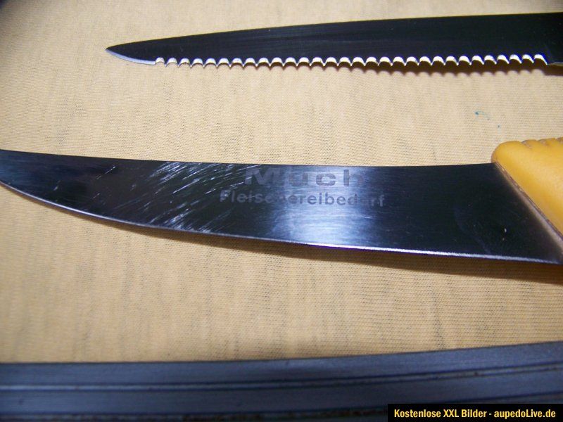 Schlachtermesser Ausbeinmesser Fleischermesser Metzgermesser Wetzstahl