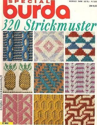 burda Spezial # E 952   320 Strickmuster Ajour ZickZack