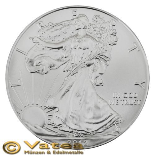 USA 1 USD Silver Eagle 2012 Liberty 1 Unze oz Silber NEU