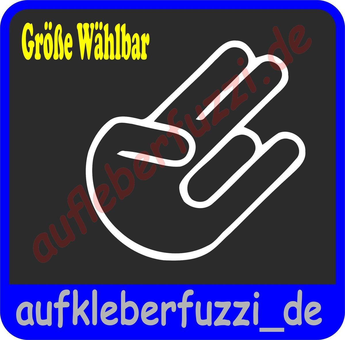 The Shocker Aufkleber Tuning Aufkleber Chrom Gravur