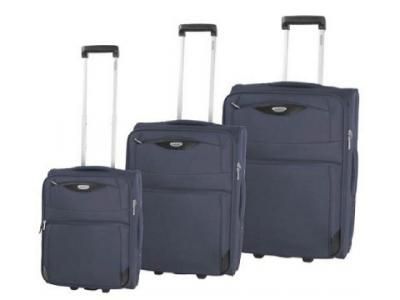 Trolley ultra leicht blau Boardcase Reisetrolley